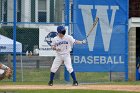 Baseball vs CGA  Wheaton College Baseball vs Coast Guard Academy during game two of the NEWMAC semi-finals playoffs. - (Photo by Keith Nordstrom) : Wheaton, baseball, NEWMAC